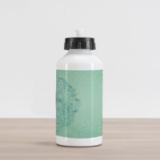 Mixed Leaves Botanical Aluminum Water Bottle