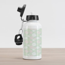 Pastel Dahlia Blossoms Aluminum Water Bottle