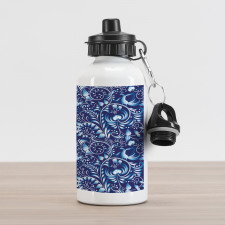 Folk Chinese Theme Swirl Aluminum Water Bottle