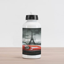 Romantic City Paris Aluminum Water Bottle