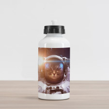 Kitty Lunar Eclipse Aluminum Water Bottle