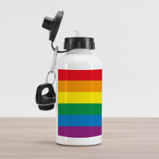 Gay Parade Flag Freedom Aluminum Water Bottle