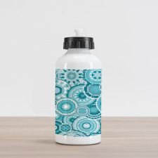 Mandala Round Aluminum Water Bottle