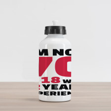 52 Years Experience Aluminum Water Bottle