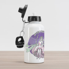 Party Dress Bride Aluminum Water Bottle