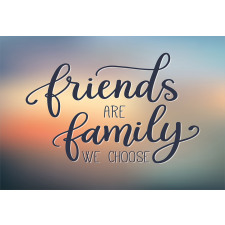 Friends are Family BFF Aluminum Water Bottle