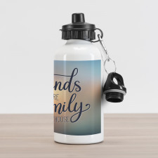 Friends are Family BFF Aluminum Water Bottle