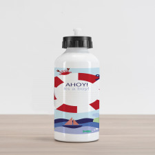 It's a Boy Maritime Aluminum Water Bottle