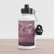 Cherry Tree Branch Aluminum Water Bottle