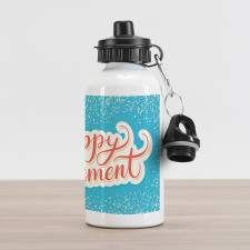 Happy Retirement Aluminum Water Bottle