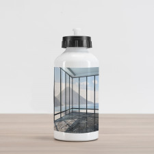 Mountain Ocean Scenery Aluminum Water Bottle