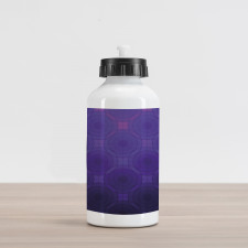 Circles Inner Details Aluminum Water Bottle