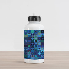 Play Cards Theme Design Aluminum Water Bottle