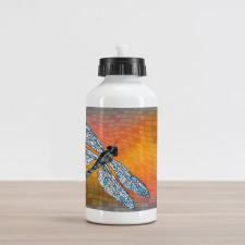 Drangonfly Digital Theme Aluminum Water Bottle