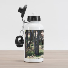 Cottage Spring Woods Aluminum Water Bottle