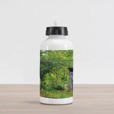 Cottage Forest Aluminum Water Bottle