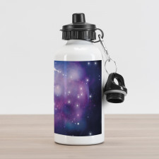 Purple Nebula Aluminum Water Bottle