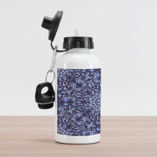Chinese Style Floral Aluminum Water Bottle