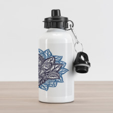 Boho Lotus Flower Aluminum Water Bottle