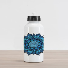 Vintage Folk Flower Aluminum Water Bottle