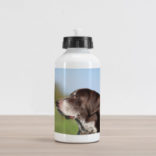 German Pointer Aluminum Water Bottle