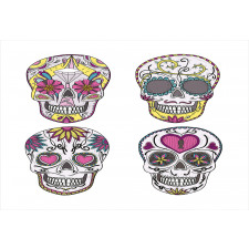 Mexican Skulls Set Aluminum Water Bottle