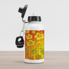 Jamaican Island Flower Aluminum Water Bottle