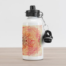 Doodle Flower Swirl Aluminum Water Bottle