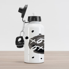 Formless Ink Drops Kiss Hug Aluminum Water Bottle