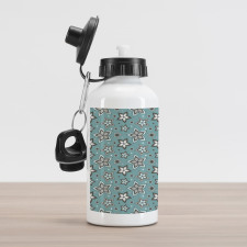 Botany Motif Bouquet Aluminum Water Bottle