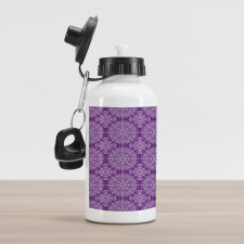 Swirl Floral Branch Aluminum Water Bottle