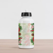 Vivid Branches Blurry Aluminum Water Bottle