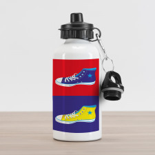 Retro Sport Shoes Aluminum Water Bottle