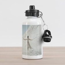 Lady with White Horse Aluminum Water Bottle