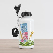 Hibiscus Aluminum Water Bottle