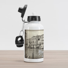 Old Venice Vintage Photo Aluminum Water Bottle