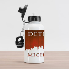 Michigan City Letters Aluminum Water Bottle