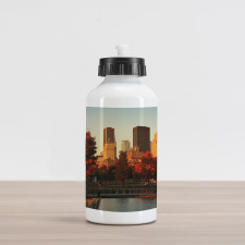 Old Port Montreal Morning Aluminum Water Bottle