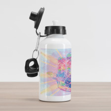 Energy Flow Aura Yoga Aluminum Water Bottle