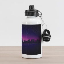 City Skyline Urban Life Aluminum Water Bottle