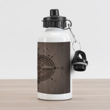 Drawing Style Aluminum Water Bottle
