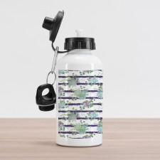 Natural Cactus Pattern Aluminum Water Bottle