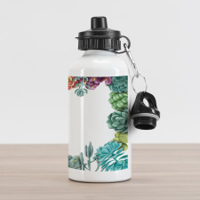 Garden Tropical Nature Aluminum Water Bottle