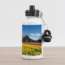 Dutch Tulips Country Aluminum Water Bottle