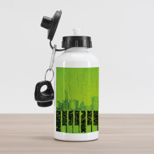 Music in the City Aluminum Water Bottle