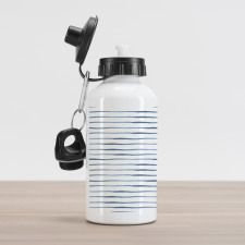 Abstract Ocean Aluminum Water Bottle