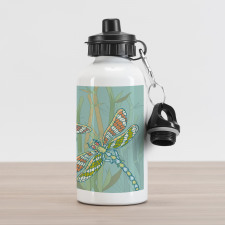 Doodle Art Aluminum Water Bottle