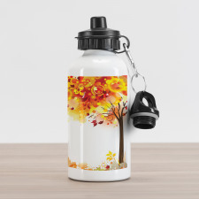 Abstract Fall Season Tree Aluminum Water Bottle