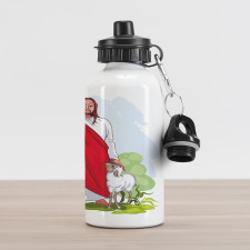 Shepherd Grass Trees Aluminum Water Bottle