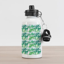 Exotic Fantasy Jungle Aluminum Water Bottle